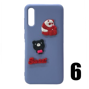 Nettech Samsung Galaxy A70 Uyumlu Maskot Seri Arka Koruma Kılıf (Karışık Renk) NT-106205