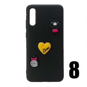 Nettech Samsung Galaxy A70 Uyumlu Maskot Seri Arka Koruma Kılıf (Karışık Renk) NT-106205