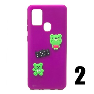 Nettech Samsung Galaxy A21S Uyumlu Maskot Seri Arka Koruma Kılıf (Karışık Renk) NT-106219