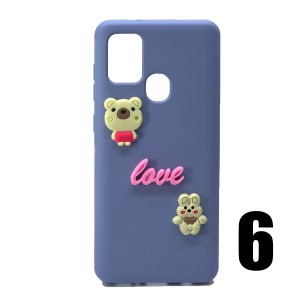 Nettech Samsung Galaxy A21S Uyumlu Maskot Seri Arka Koruma Kılıf (Karışık Renk) NT-106219