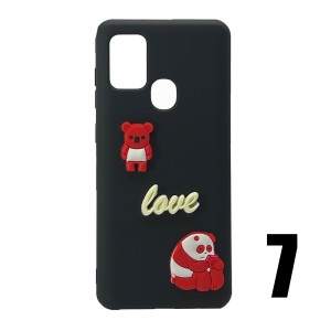 Nettech Samsung Galaxy A21S Uyumlu Maskot Seri Arka Koruma Kılıf (Karışık Renk) NT-106219