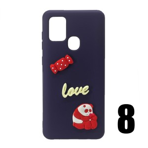 Nettech Samsung Galaxy A21S Uyumlu Maskot Seri Arka Koruma Kılıf (Karışık Renk) NT-106219