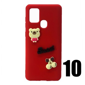 Nettech Samsung Galaxy A21S Uyumlu Maskot Seri Arka Koruma Kılıf (Karışık Renk) NT-106219