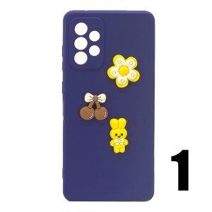 Nettech Samsung Galaxy A52 Uyumlu Maskot Seri Arka Koruma Kılıf (Karışık Renk) NT-106220