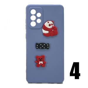 Nettech Samsung Galaxy A52 Uyumlu Maskot Seri Arka Koruma Kılıf (Karışık Renk) NT-106220
