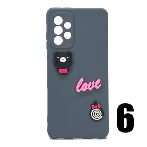 Nettech Samsung Galaxy A52 Uyumlu Maskot Seri Arka Koruma Kılıf (Karışık Renk) NT-106220