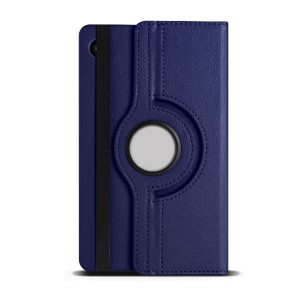 Nettech Samsung Galaxy Tab A9 X110 Uyumlu 360 Kapaklı Kılıf (Lacivert) NT-106379