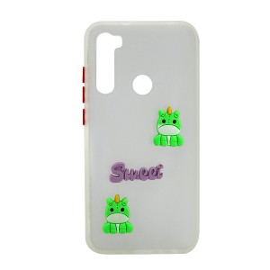 Nettech Xiaomi Redmi Note 8 Uyumlu Maskot Seri Arka Koruma Kılıf (Şeffaf) NT-106281
