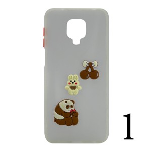 Nettech Xiaomi Redmi Note 9s Uyumlu Maskot Seri Arka Koruma Kılıf (Karışık Renk) NT-106287