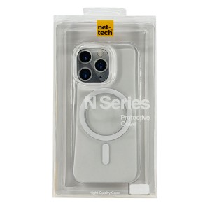 Nettech Apple iPhone 14 Pro Uyumlu NT-N011 Pc Magsafe Arka Koruma Kılıf (Şeffaf) NT-104526