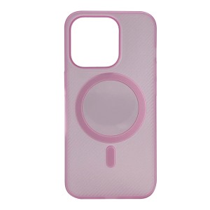 Nettech Apple iPhone 14 Pro Max Uyumlu NT-N010 Slim Magsafe Arka Koruma Kılıf (Pembe) NT-104517