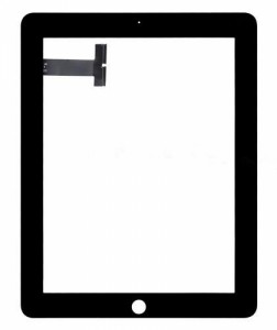 Teknonet Apple iPad Wi-Fi + 3G Uyumlu Dokunmatik Lens + Filmli (Siyah) NT-431