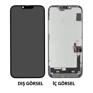 Teknonet Apple iPhone 12 Mini Uyumlu Glw Fhd Lcd+Dokunmatik+Çıtalı (Siyah) NT-108145