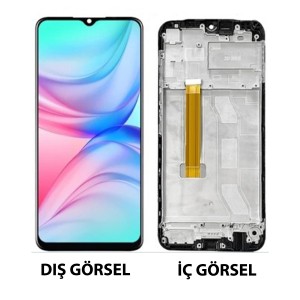 Teknonet Realme C2 Uyumlu Org Lcd+Dokunmatik+Çıtalı (Siyah) NT-96659