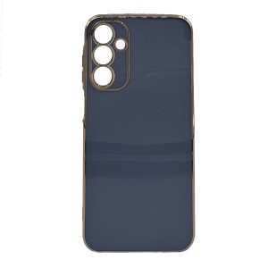 Nettech Samsung Galaxy A15 Uyumlu Golden Luxury Arka Koruma Kılıf (Gri) NT-108593