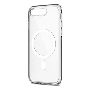 Nettech Apple iPhone 7 Plus Uyumlu Transparan Magsafe Seri Arka Koruma Kılıf (Şeffaf) NT-105729