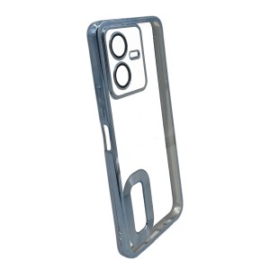 Nettech Vivo Y22S Uyumlu Round Silikon Seri Arka Koruma Kılıf (Çeşitli Renk) NT-104803