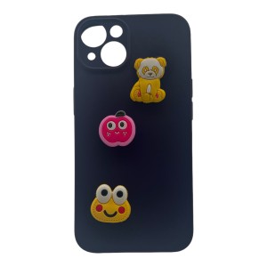 Nettech Apple iPhone 13 Uyumlu Maskot Seri Arka Koruma Kılıf (Karışık Renk) NT-106231