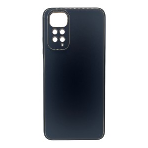 Nettech Xiaomi Redmi Note 11 Uyumlu Coco Leather Seri Arka Koruma Kılıf (Derin Mor) NT-99928