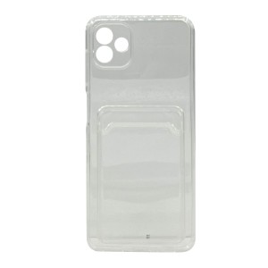 Nettech Samsung Galaxy A04 Uyumlu Kartlık Tipi Şeffaf Arka Koruma Kılıf (Şeffaf) NT-100644