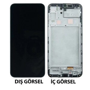Teknonet Samsung Galaxy A24 5G Uyumlu Org Lcd+Dokunmatik+Çıtalı (Siyah) NT-108849