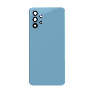 Teknonet Samsung Galaxy A32 Uyumlu Kamera Camlı Batarya Kapağı (Mavi) NT-108854