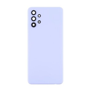 Teknonet Samsung Galaxy A32 Uyumlu Kamera Camlı Batarya Kapağı (Lila) NT-108852