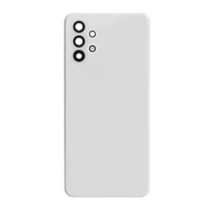 Teknonet Samsung Galaxy A32 Uyumlu Kamera Camlı Batarya Kapağı (Beyaz) NT-108853
