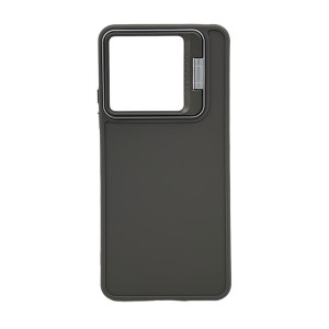 Nettech Xiaomi Redmi Note 13 5G Uyumlu Manyetik Standlı Seri Arka Koruma Kılıf (Gri) NT-108868