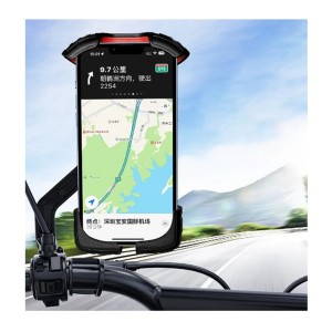 Nettech XY-087 Bisiklet-Motosiklet Yapışkan Etkili Telefon Tutucu (Kırmızı) NT-109314