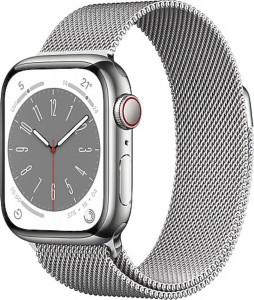 Nettech Apple Watch Seri 44/42 mm Uyumlu Metal Kordon (Gümüş) NT-108958