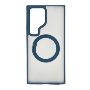 Nettech Samsung Galaxy S24 Ultra Uyumlu MagSafe Mıknatıslı Seri Arka Koruma Kılıf (Mavi) NT-107972