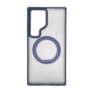 Nettech Samsung Galaxy S24 Ultra Uyumlu MagSafe Mıknatıslı Seri Arka Koruma Kılıf (Mor) NT-107973