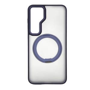 Nettech Samsung Galaxy S24 Uyumlu MagSafe Mıknatıslı Seri Arka Koruma Kılıf (Mor) NT-107968