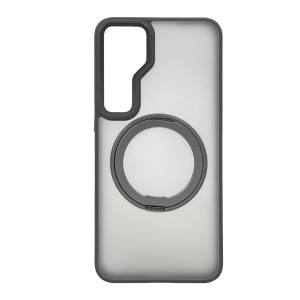 Nettech Samsung Galaxy S24 Uyumlu MagSafe Mıknatıslı Seri Arka Koruma Kılıf (Gri) NT-107966