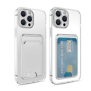Nettech Apple iPhone 13 Pro Max Uyumlu Kartlık Tipi Şeffaf Arka Koruma Kılıf (Şeffaf) NT-109579