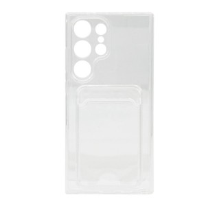 Nettech Samsung Galaxy S24 Ultra Uyumlu Kartlık Tipi Şeffaf Arka Koruma Kılıf (Şeffaf) NT-109567