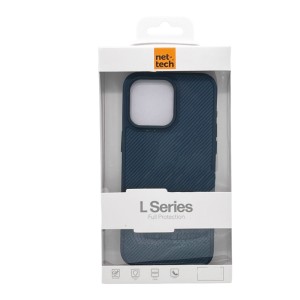 Nettech Apple iPhone 15 Pro Max Uyumlu NT-N039 Karbon Seri Arka Koruma Kılıf (Mavi) NT-108028