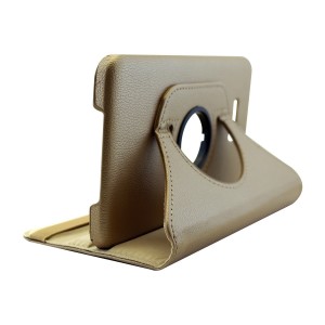 Nettech Samsung Galaxy T111 Tab 3 Lite Uyumlu 360 Kapaklı Kılıf (Gold) VR-4152