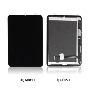 Teknonet Apple iPad Mini 6 (MK8C3TU/A) Uyumlu Org Lcd+Dokunmatik+Çıtalı (Beyaz) NT-110113