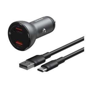 Paleon TD-PC208 45W 2 Çıkışlı Type-C Kablo + Araç Şarj Aleti (Çeşitli Renk) NT-110005