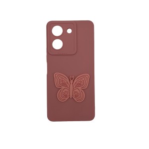 Nettech Vivo Y36 Uyumlu Maskot Seri Arka Koruma Kılıf (Pembe) NT-109805