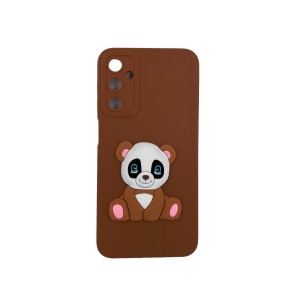 Nettech Samsung Galaxy A24 4G Uyumlu Maskot Seri Arka Koruma Kılıf (Kahverengi) NT-109783