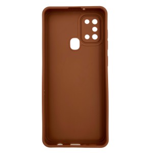 Nettech Samsung Galaxy A21S Uyumlu Maskot Seri Arka Koruma Kılıf (Kahverengi) NT-109739