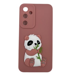 Nettech Samsung Galaxy S23 FE Uyumlu Maskot Seri Arka Koruma Kılıf (Pembe) NT-109770