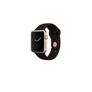 Nettech Apple Watch Series 41 mm Uyumlu Silikon Kordon (Kahverengi) NT-108955