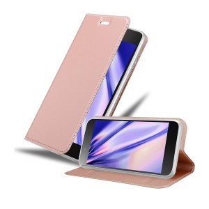Nettech Sony Xperia Z5 Premium Uyumlu Kapaklı Kılıf Kapaklı Kılıf (Rose Gold) VR-4979