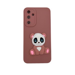 Nettech Samsung Galaxy A54 4G Uyumlu Maskot Seri Arka Koruma Kılıf (Pembe) NT-109729