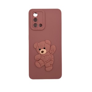 Nettech Oppo A74 Uyumlu Maskot Seri Arka Koruma Kılıf (Pembe) NT-109792