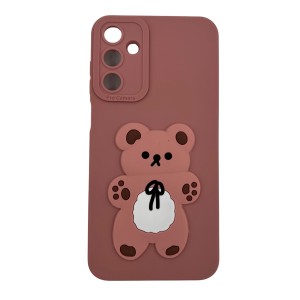 Nettech Samsung Galaxy A15 Uyumlu Maskot Seri Arka Koruma Kılıf (Pembe) NT-109762